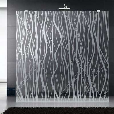 Silkscreen Printing Art Decorative Glass for Partition Doors Art Decorative Glass